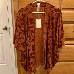 A New Day Crushed Velvet Kimono